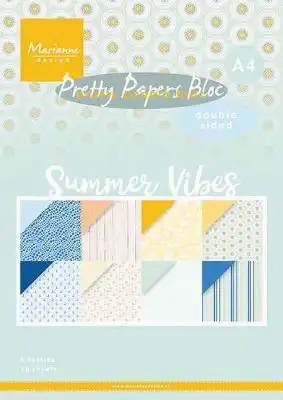 Marianne Design A4 Papierblok Summer Vibes