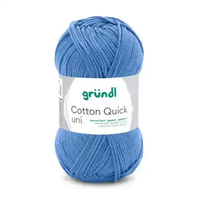 Cotton Quick Uni 163 oceaan blauw 50 gram