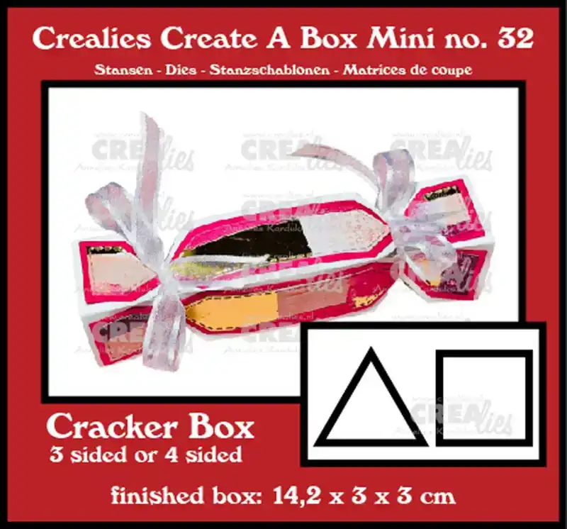 Crealies cracker mini 3 & 4 kantig