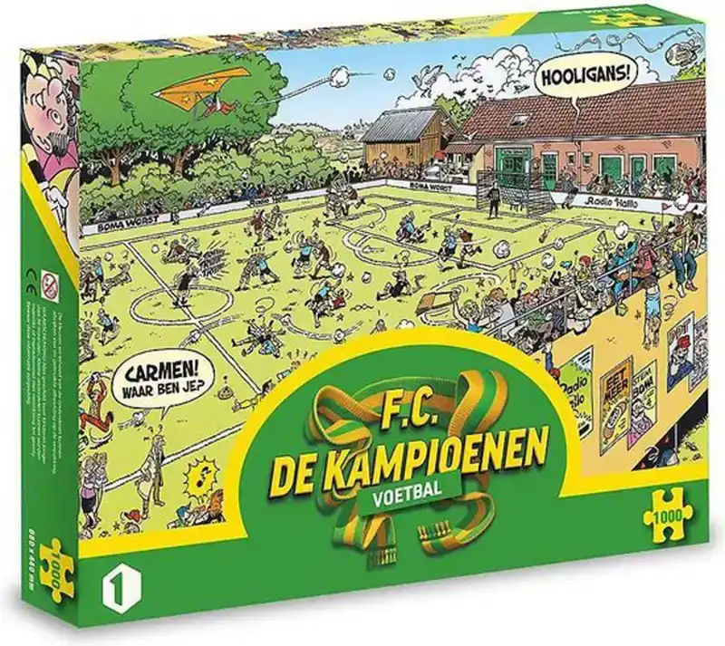 Legpuzzel F.C. de kampioenen Voetbal puzzel 1000 stukjes