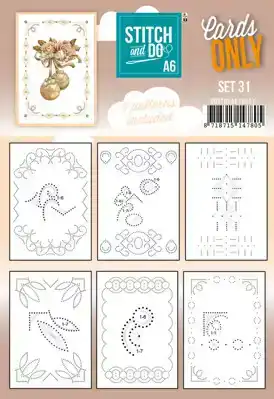 Stitch & Do cards only A6 set 31