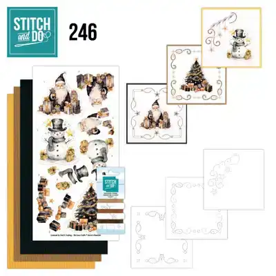Stitch & Do 246 Berries beauties golden whisper
