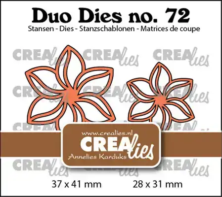 Crealies Duo Dies Open Bloemen