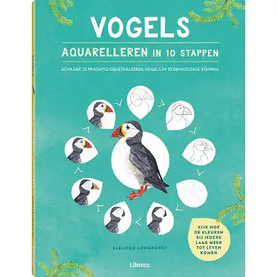 Vogels aquarelleren in 10 stappen