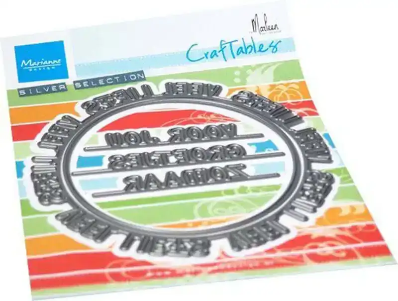 MD Craftable Veel Liefs cirkel by Marleen