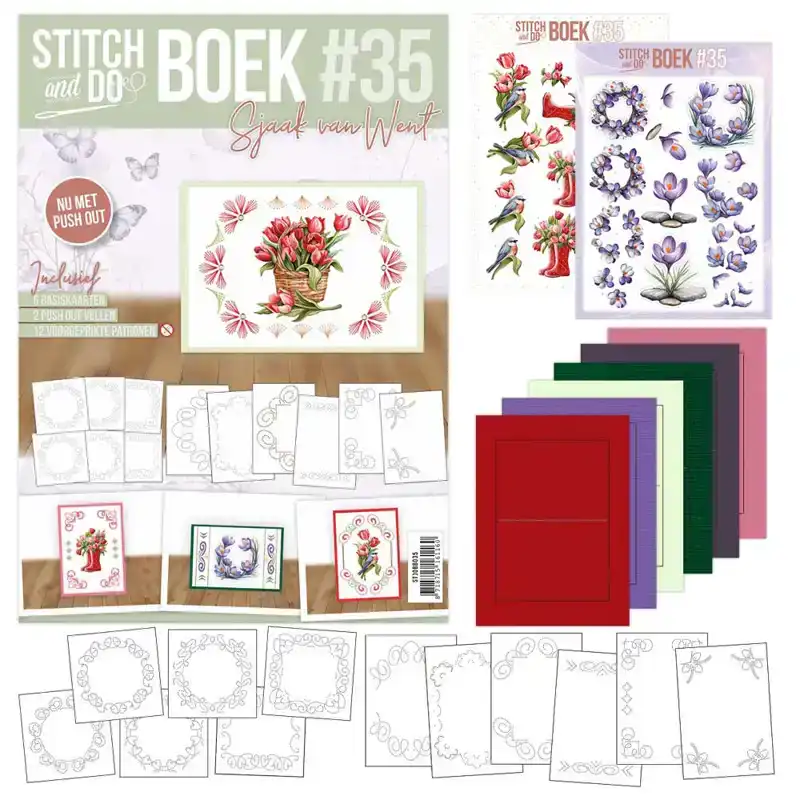 Stitch & Do Boek A6 - 35 - Springtime