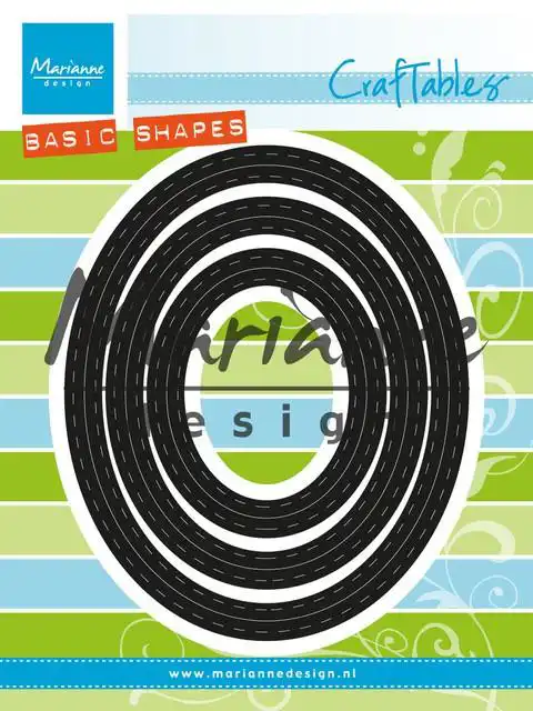 Marianne Design Snijmal Basic Passepartout Ovals