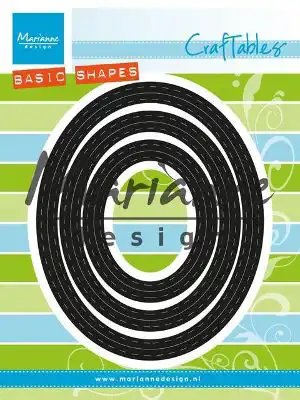 Marianne Design Snijmal Basic Passepartout Ovals
