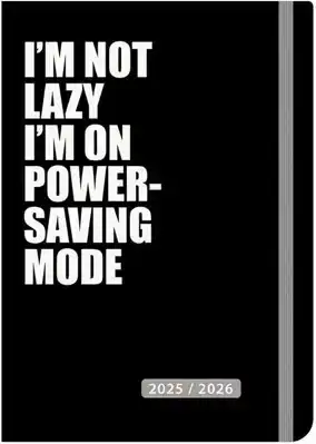 17-maands Agenda Zwart 2025 - 2025/ 2026