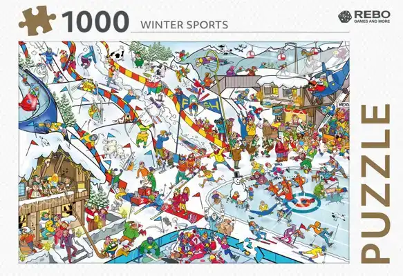 Legpuzzel Winter Sports 1000 stukjes