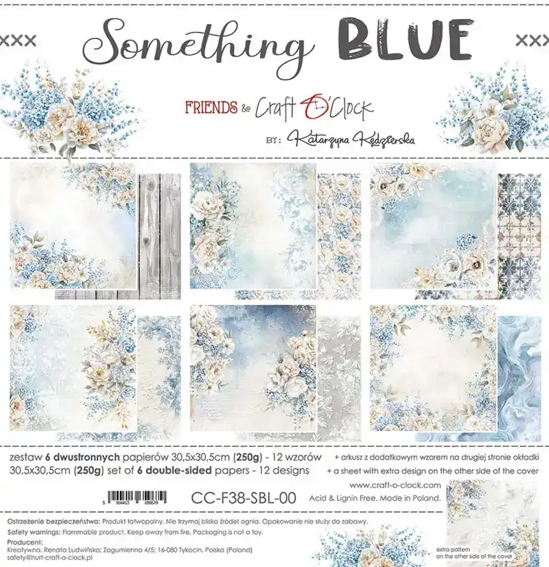 Craft O Clock Something Blue 30x30 pads