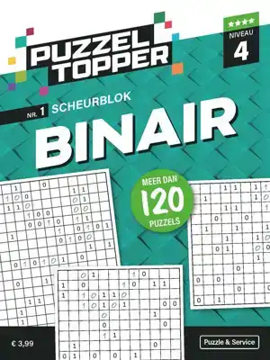 Puzzelblok binair 4 punt nr.1 puzzeltopper