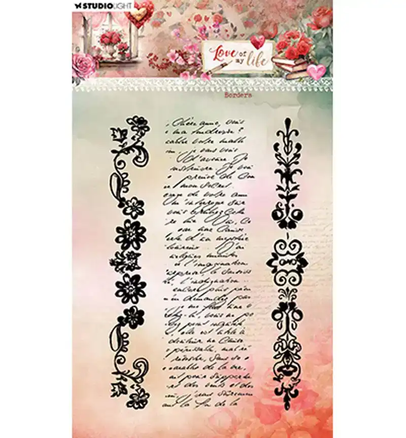Love of my life clear stamp Borders