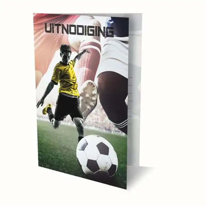 Voetbal uitnodiging