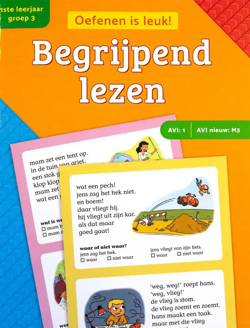 Eerste oefenboek begrijpend lezen avi 1/M3