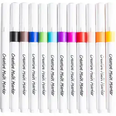 Creatieve Multi Stift, lijndikte 4 mm, diverse kleuren