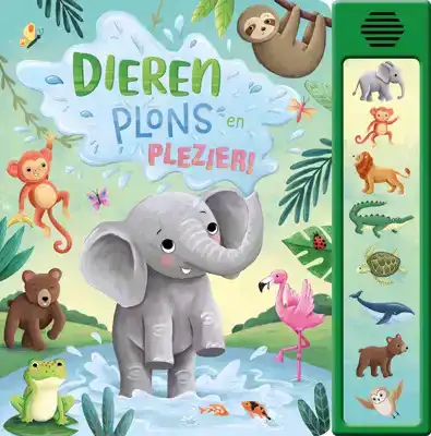 Dieren plons en plezier - 8 geluiden