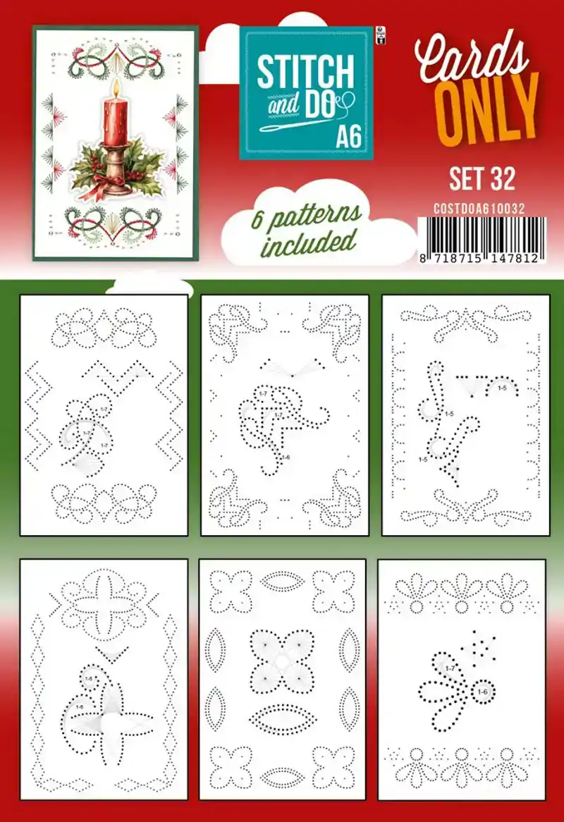 Stitch & Do cards only A6 set 32
