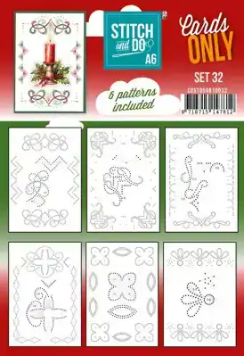 Stitch & Do cards only A6 set 32