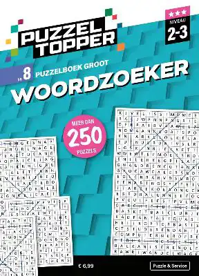 Puzzelboek groot Woordzoeker 2-3 punt nr8 Puzzeltopper