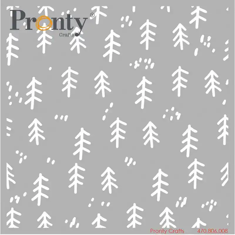 Pronty Mask Stencil Trees 15x15