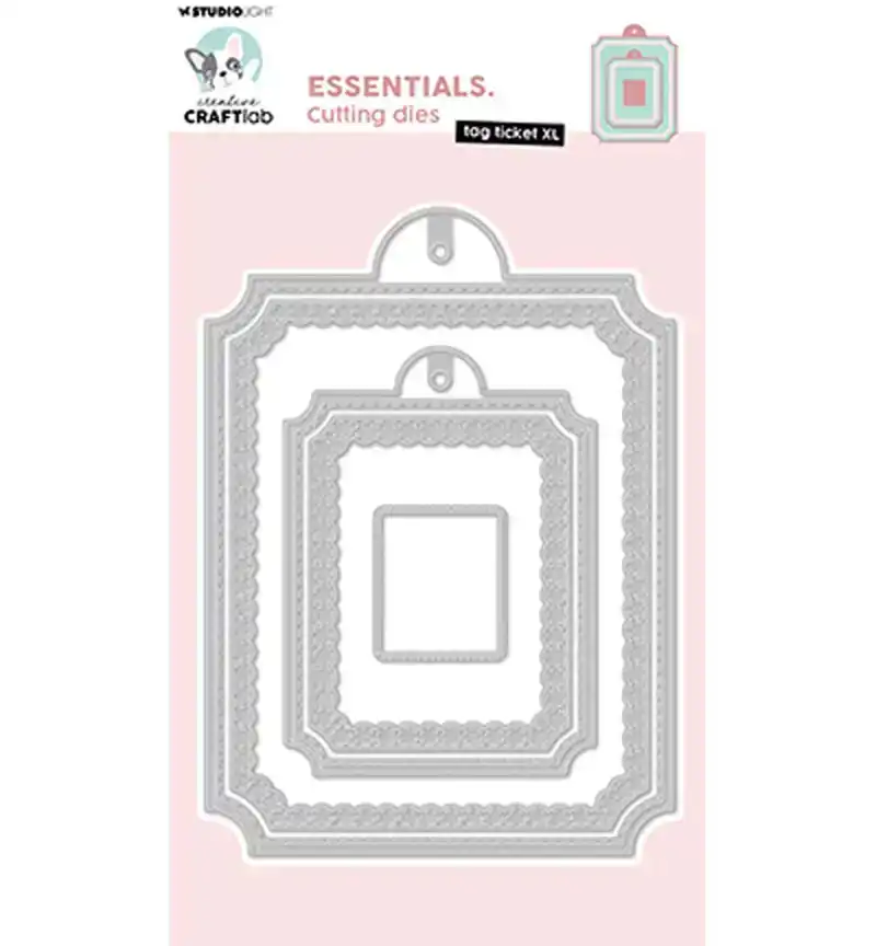 Creative Craftlab snijmal Tag ticket XL