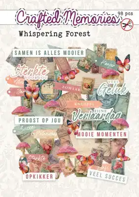 Stansplaatjes "accessoires" Whispering Forest 98 stuks
