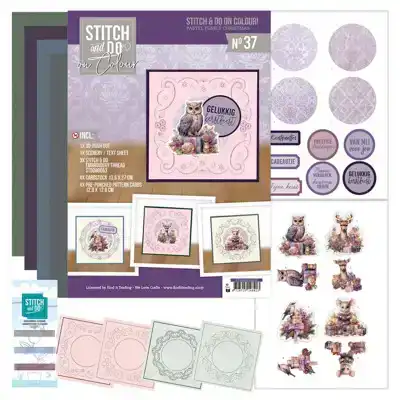 Stitch & Do on colour 37 pastel purple christmas