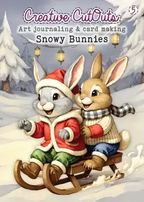 Snowy Bunnies Boek Creative CutOuts
