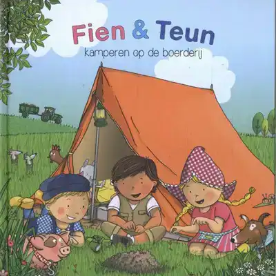 Fien & Teun Kamperen op de boerderij