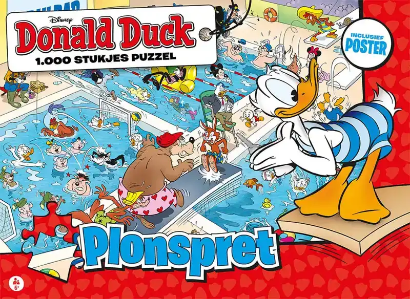 Legpuzzel Donald Duck Plonspret