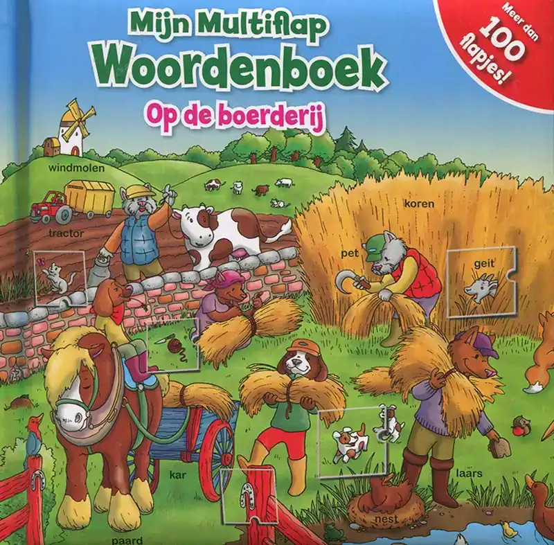 Mijn multiflap woordenboek - op de boerderij