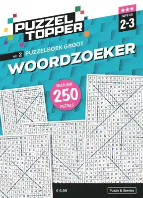 Puzzelboek groot woordzoekers 2-3 punten nr.2 Puzzeltopper