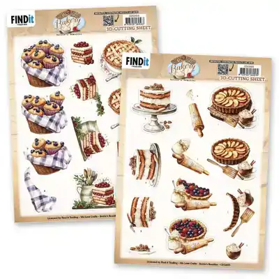 Berries Beauties Homestead bakert knipvelset Bake Bites - Pie Bliss