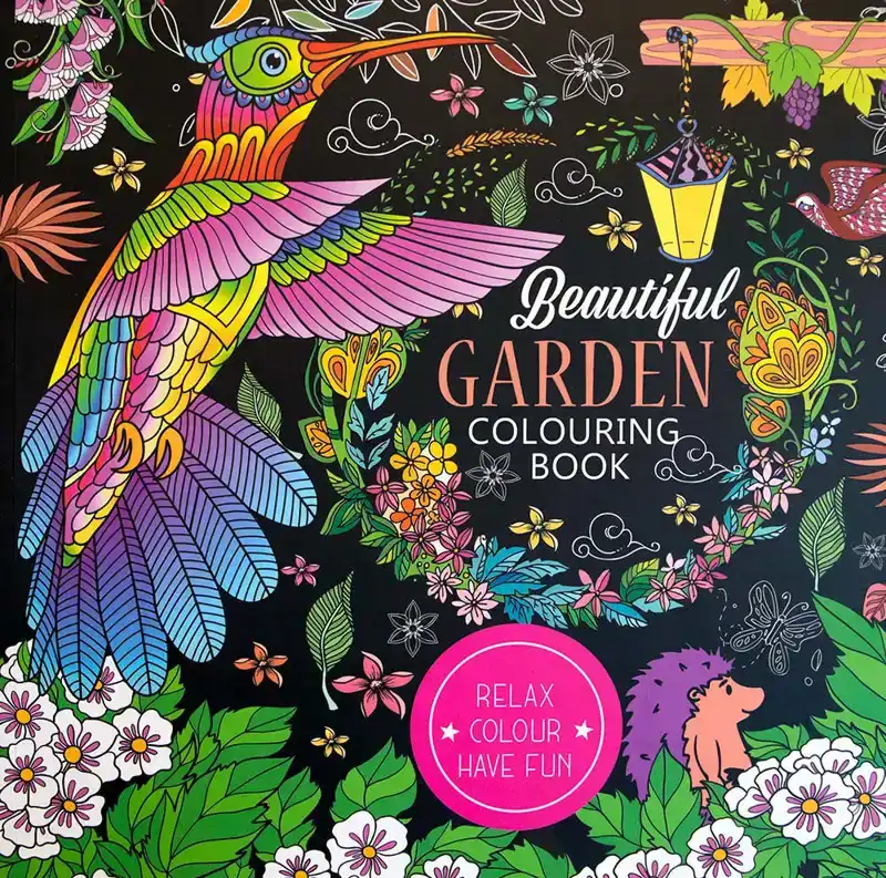 Beautiful Garden colouring book