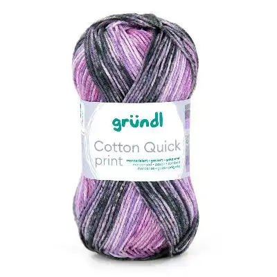 Cotton Quick Print 258 Mauve/ Oudroze/ Pruim/ Lila 50gr