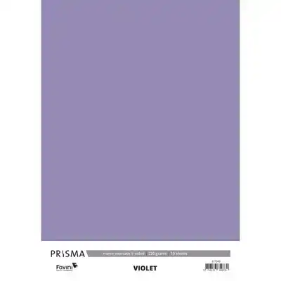 Karton Prisma Favini violet 10vel A4 220gr
