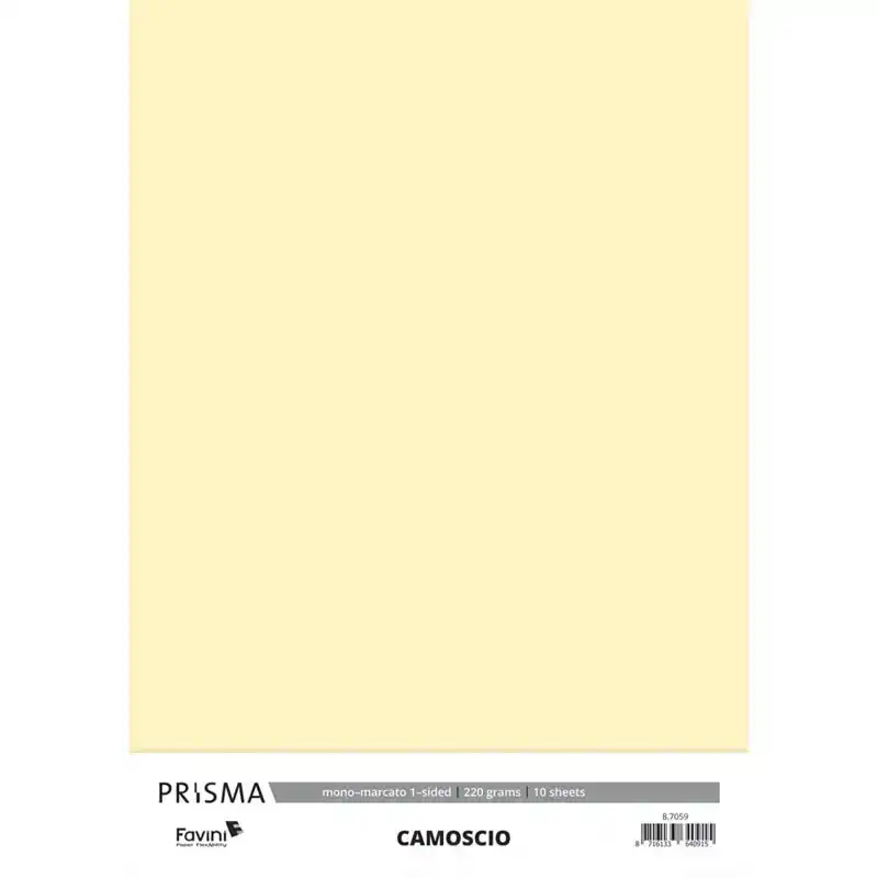 Karton Prisma Favini camoscio 10vel A4 220gr