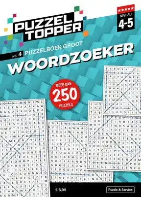 Puzzelboek groot Woordzoeker 4-5 punt nr4 Puzzeltopper
