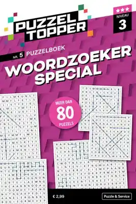 96 pag. woordzoeker special 3 stippen nr.5 puzzeltopper