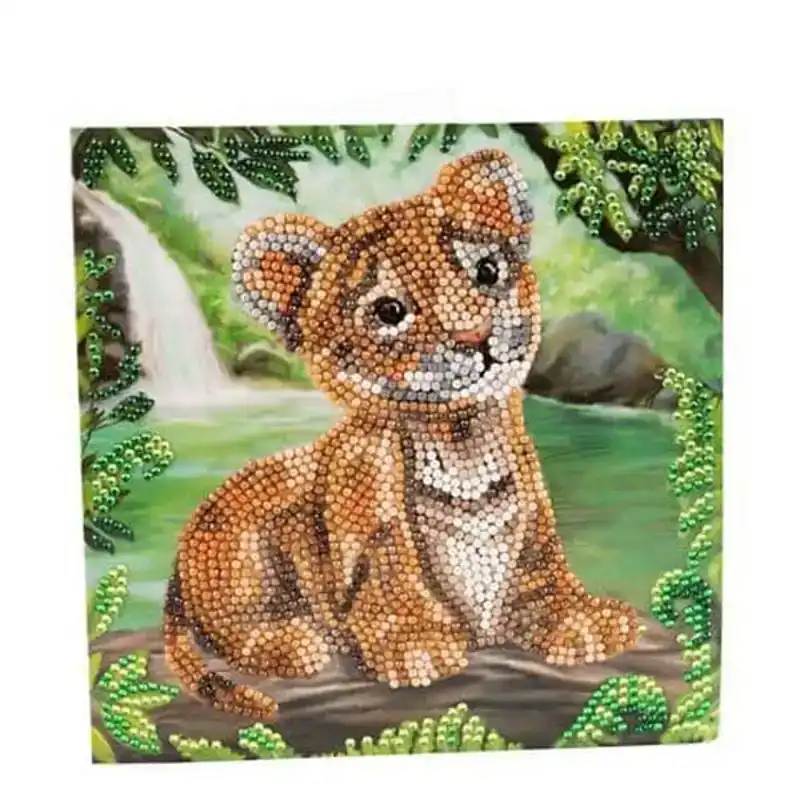 Crystal Card kit Tiger cub