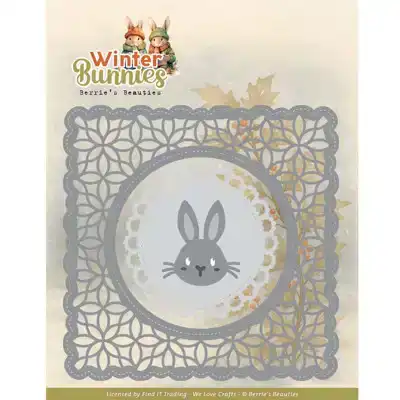 Berries Beauties Winter Bunnies Snijmal Bunny Frame