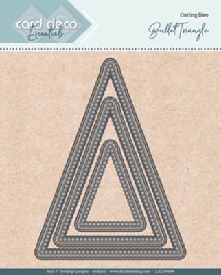 Card Deco Essentials snijmal bullet triangle