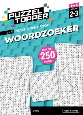 Puzzelboek groot Woordzoeker 2-3 punt nr4 Puzzeltopper