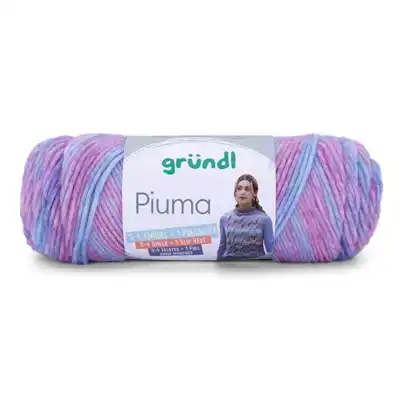 Grundl Piuma garen 07 blauw paars