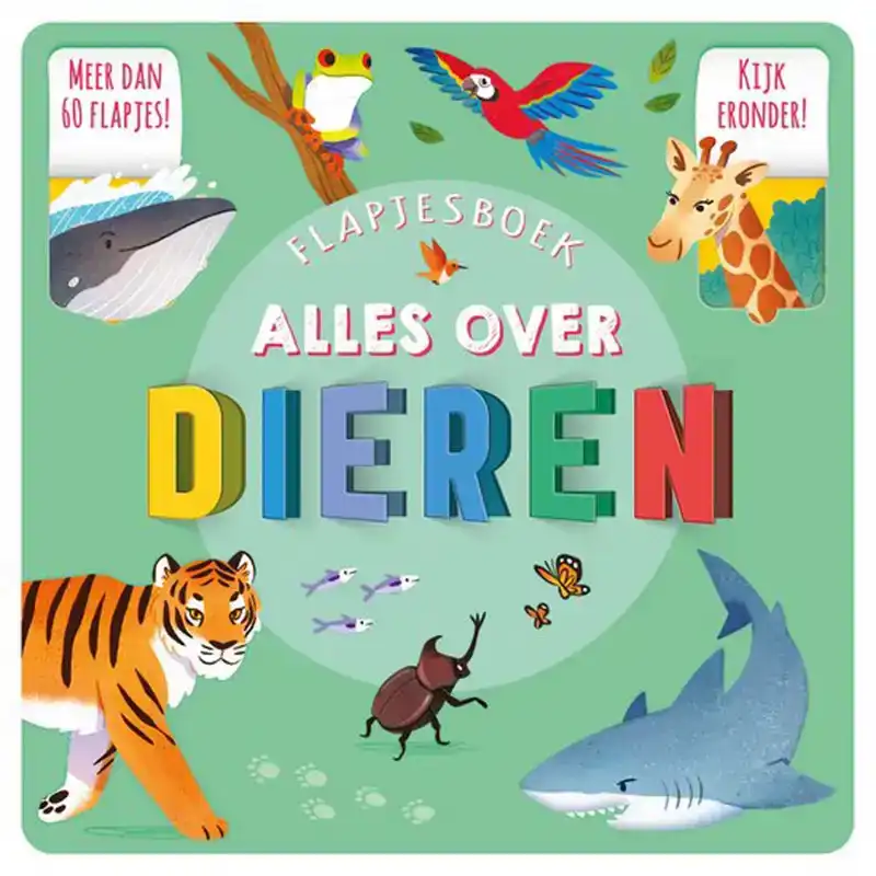 Alles over dieren flapjesboek