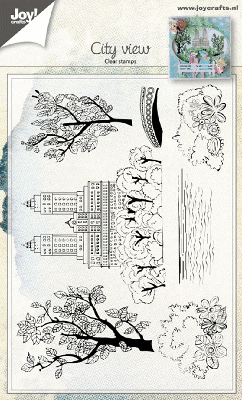 JOY clearstempel stadsgezicht New York