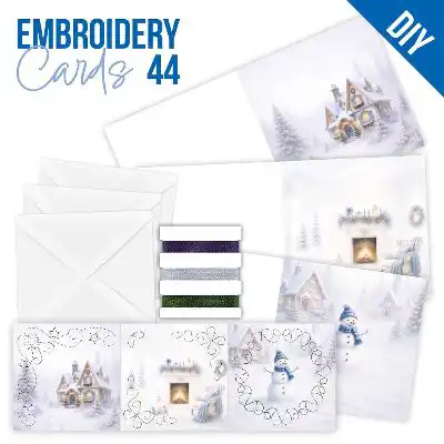 Stitch and Do Cards 44 Blue Christmas Feelings