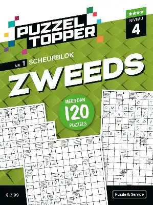 Puzzelblok Zweeds 4 punt nr1 puzzeltopper