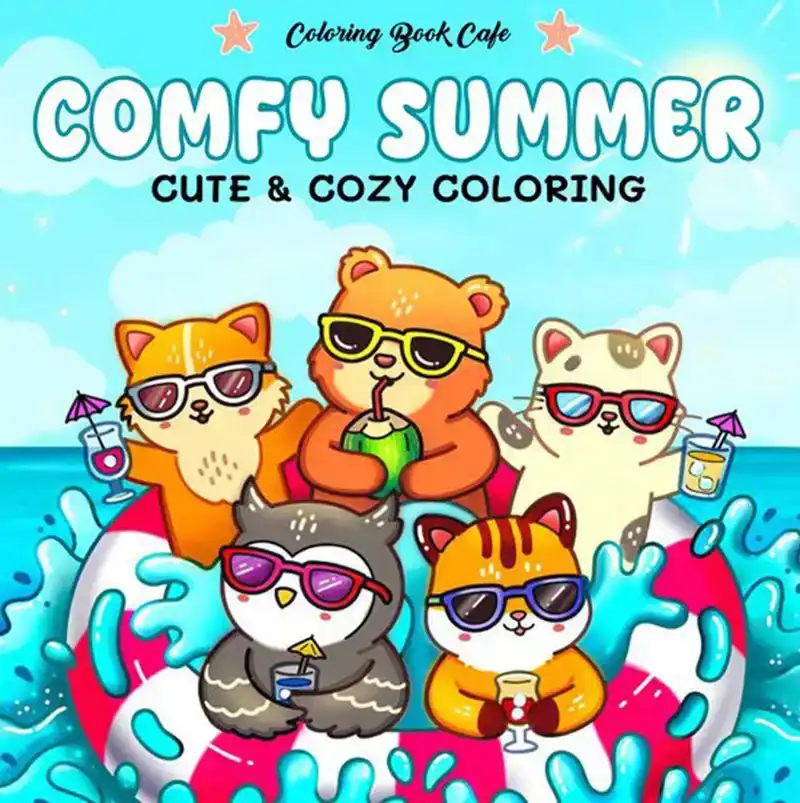 Comfy summer - Cute & cosy coloring